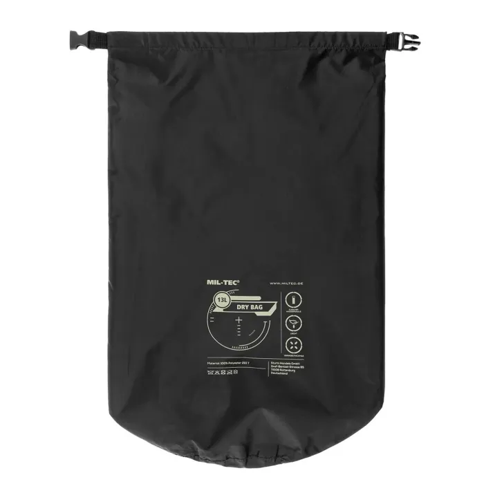 Dry Bag - 13 Liter - Schwarz