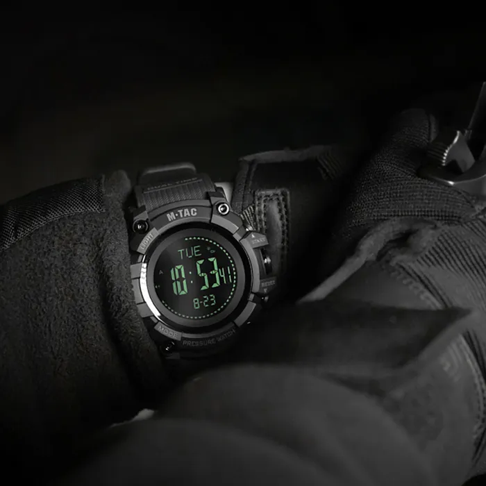 M-Tac® Taktische Uhr Adventure Schwarz