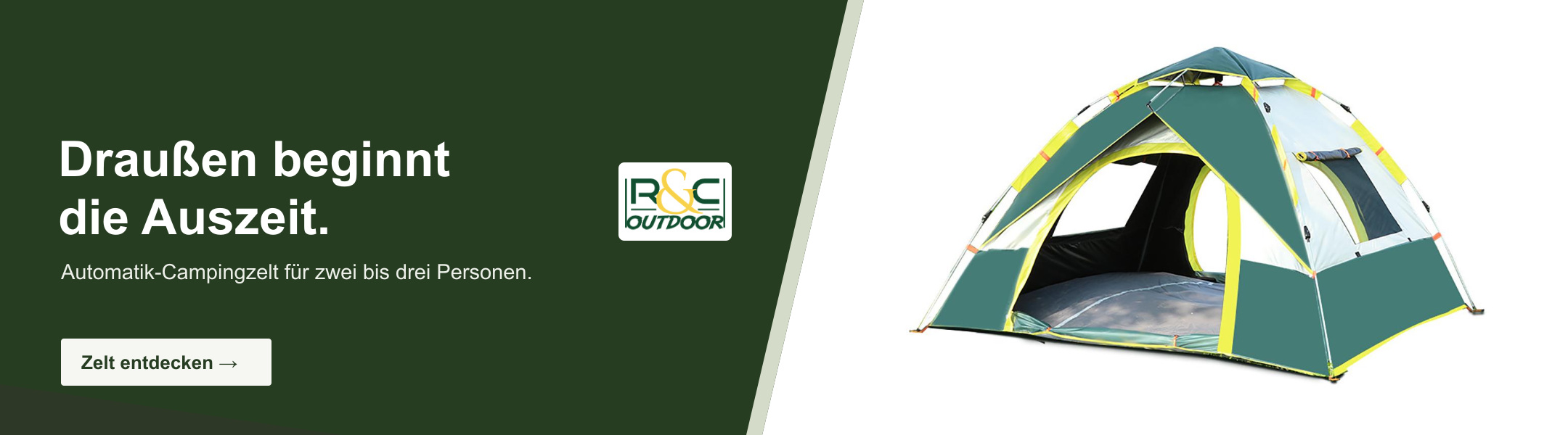Automatik-Campingzelt für 2–3 Personen Automatik-Campingzelt für 2–3 Personen