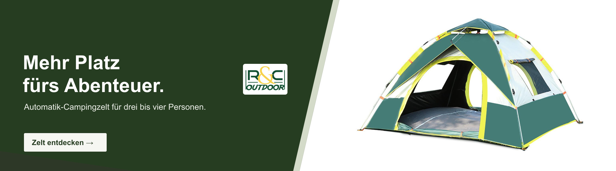 Automatik-Campingzelt für 3–4 Personen Automatik-Campingzelt für 3–4 Personen